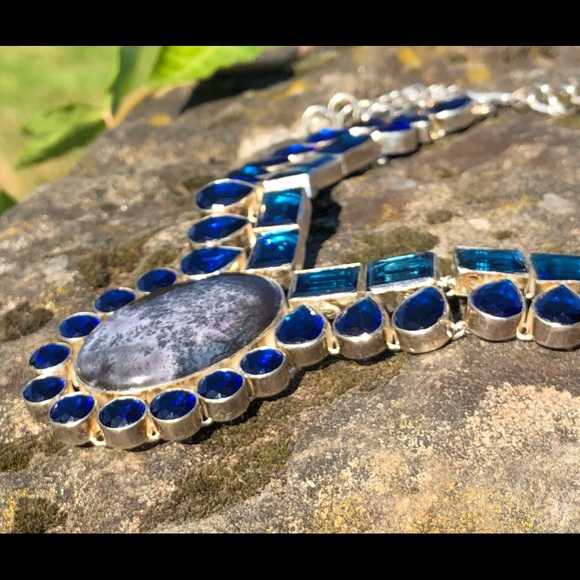 SOLD! Dendtrite opal necklace - Picture 6 of 8